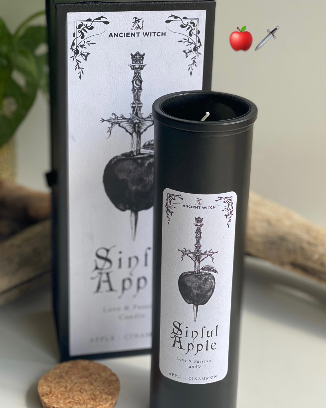 Candela Purificante della Strega Antica - Mela Proibita