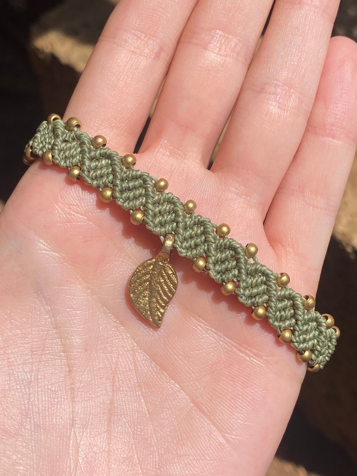 Bracciale “Trama d’Ottone”