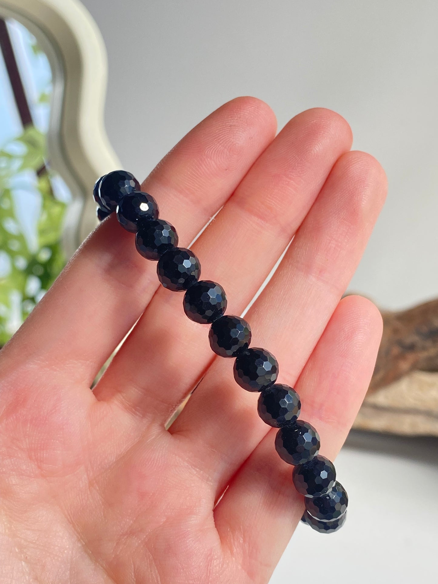 Bracciale ossidiana nera