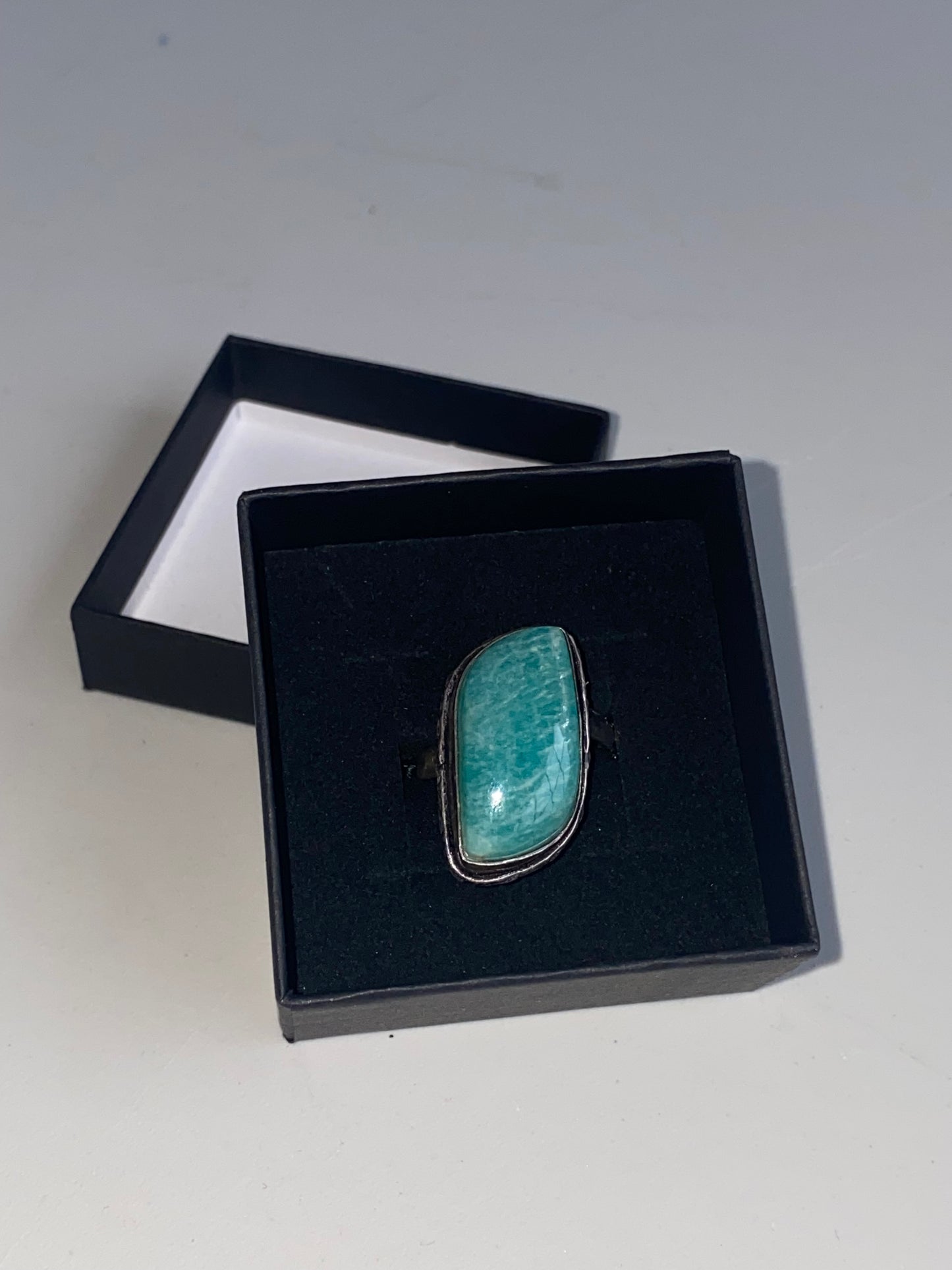 Anello AMAZZONITE argento 925