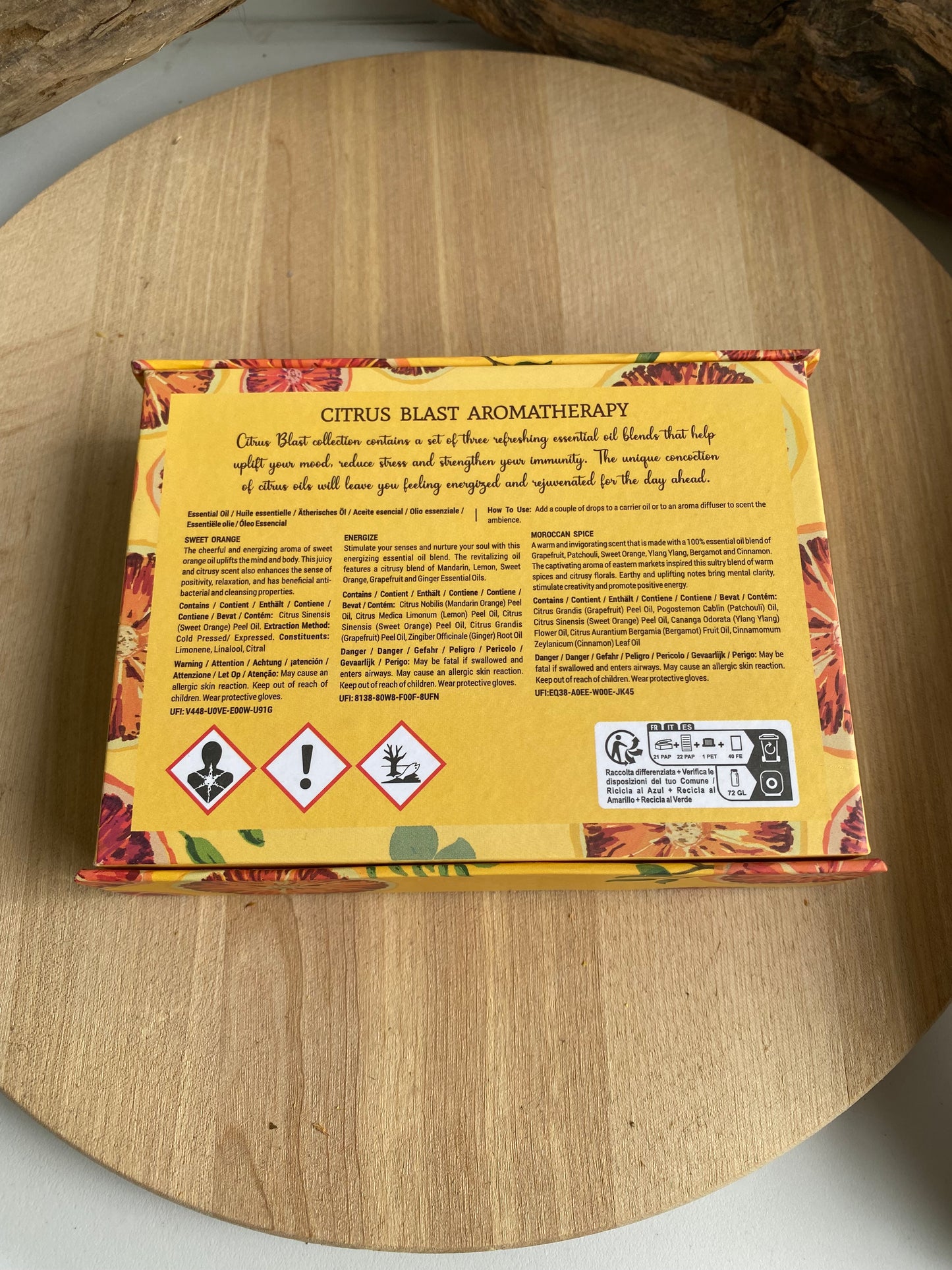 Set oli essenziali aromaterapia - Citrus Blast