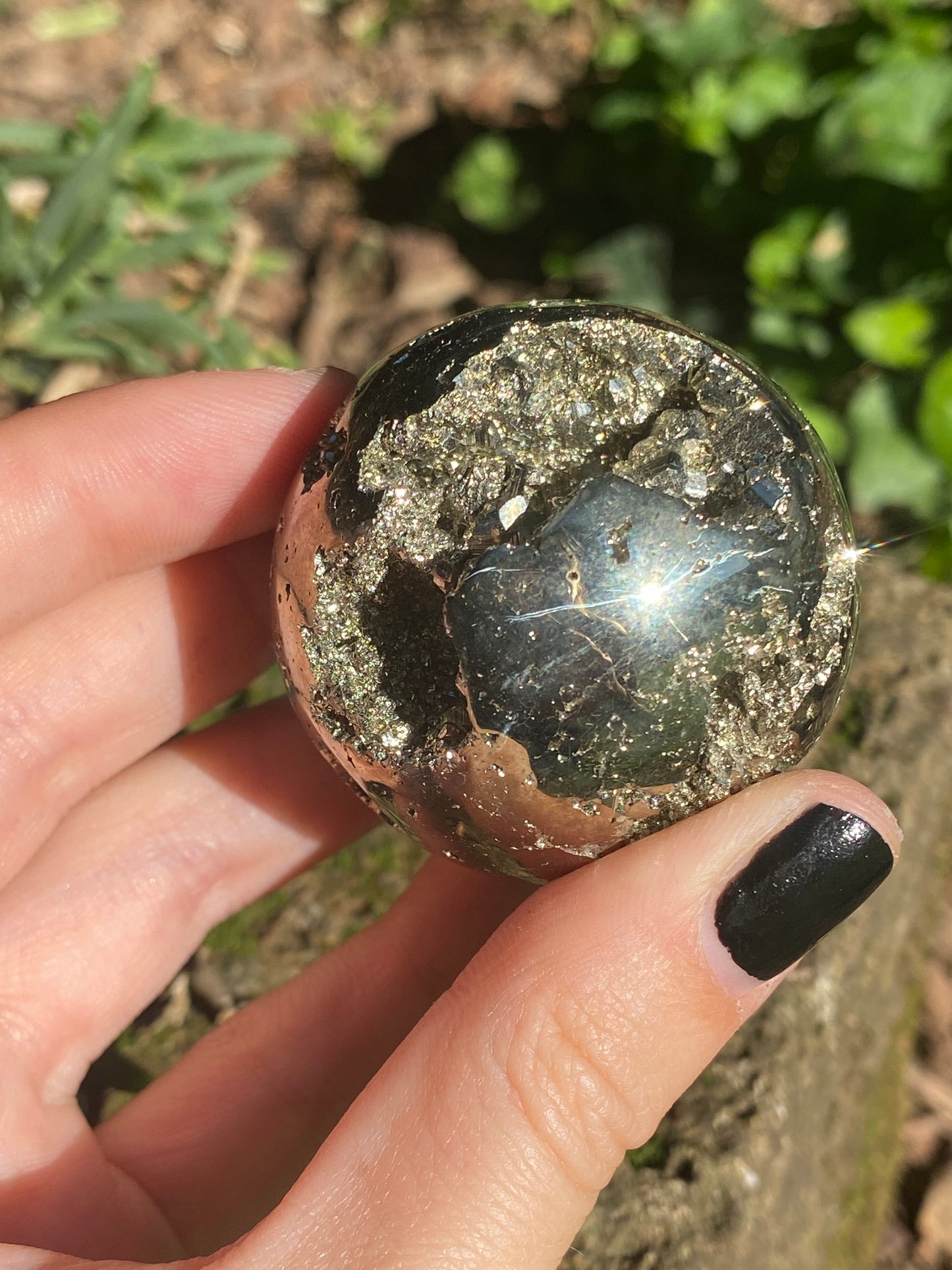 Sfera in pirite D