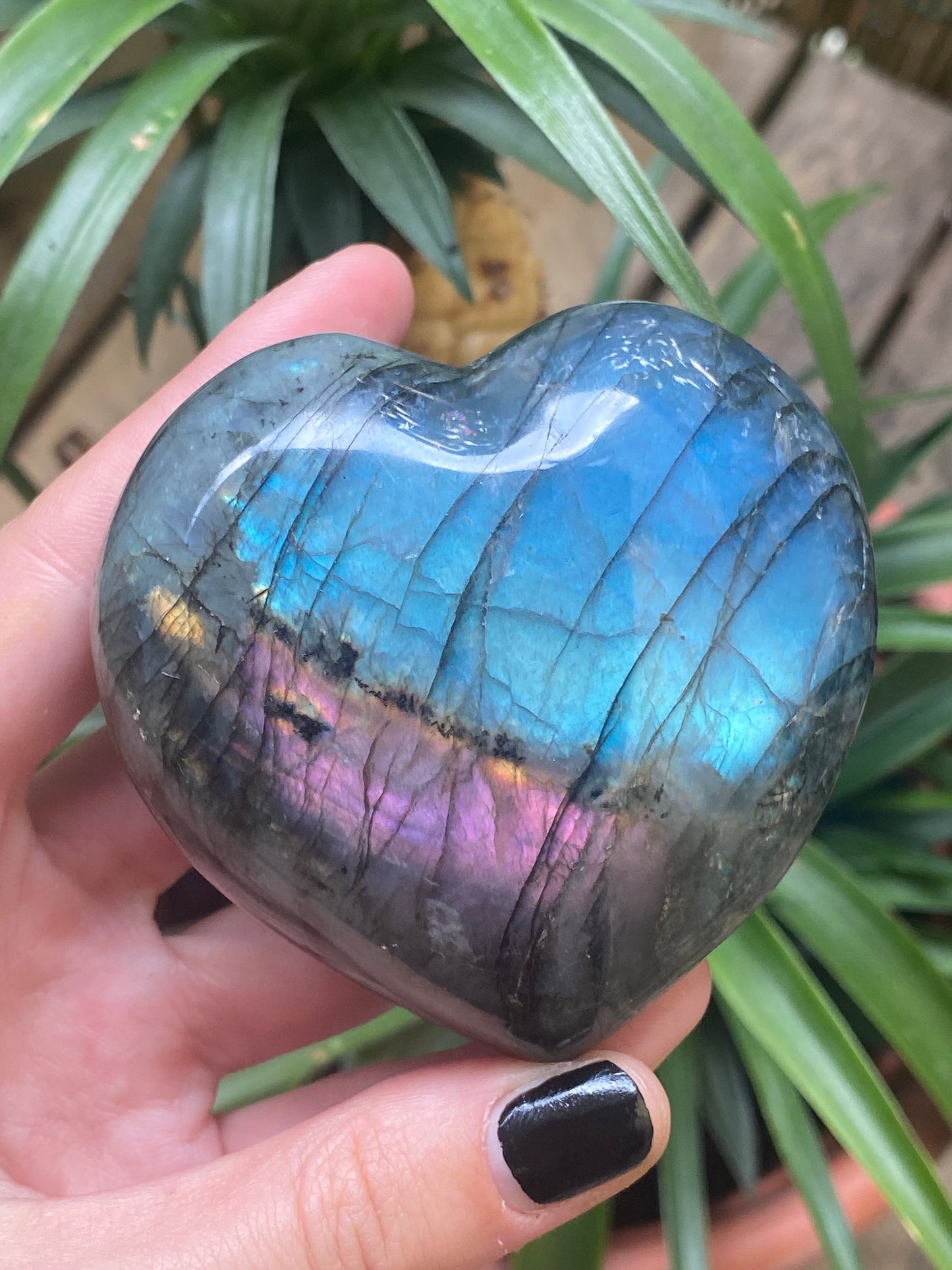 Cuore in labradorite