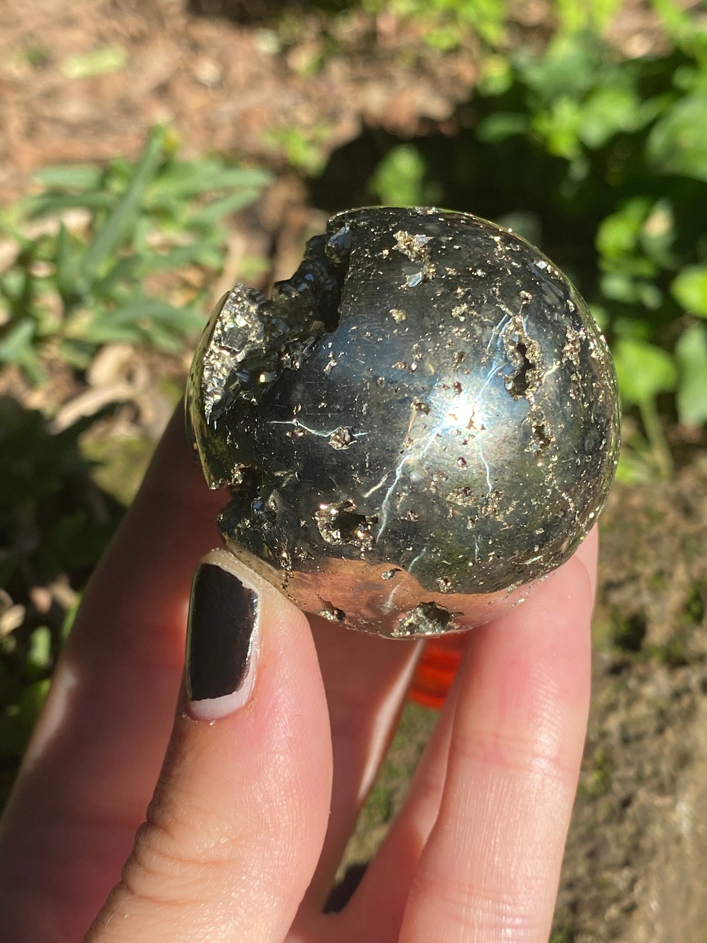 Sfera in pirite D