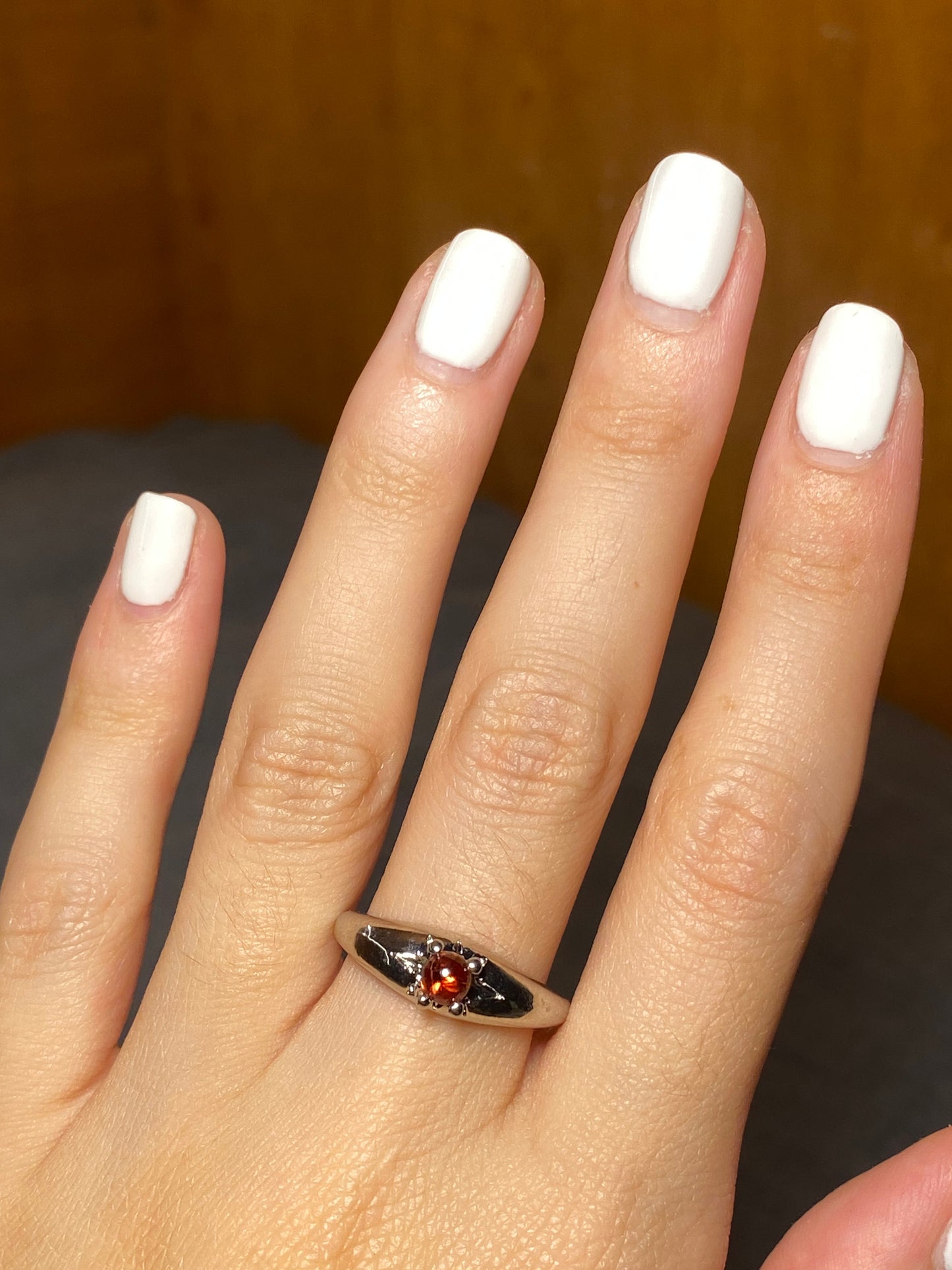 Anello GRANATO stella