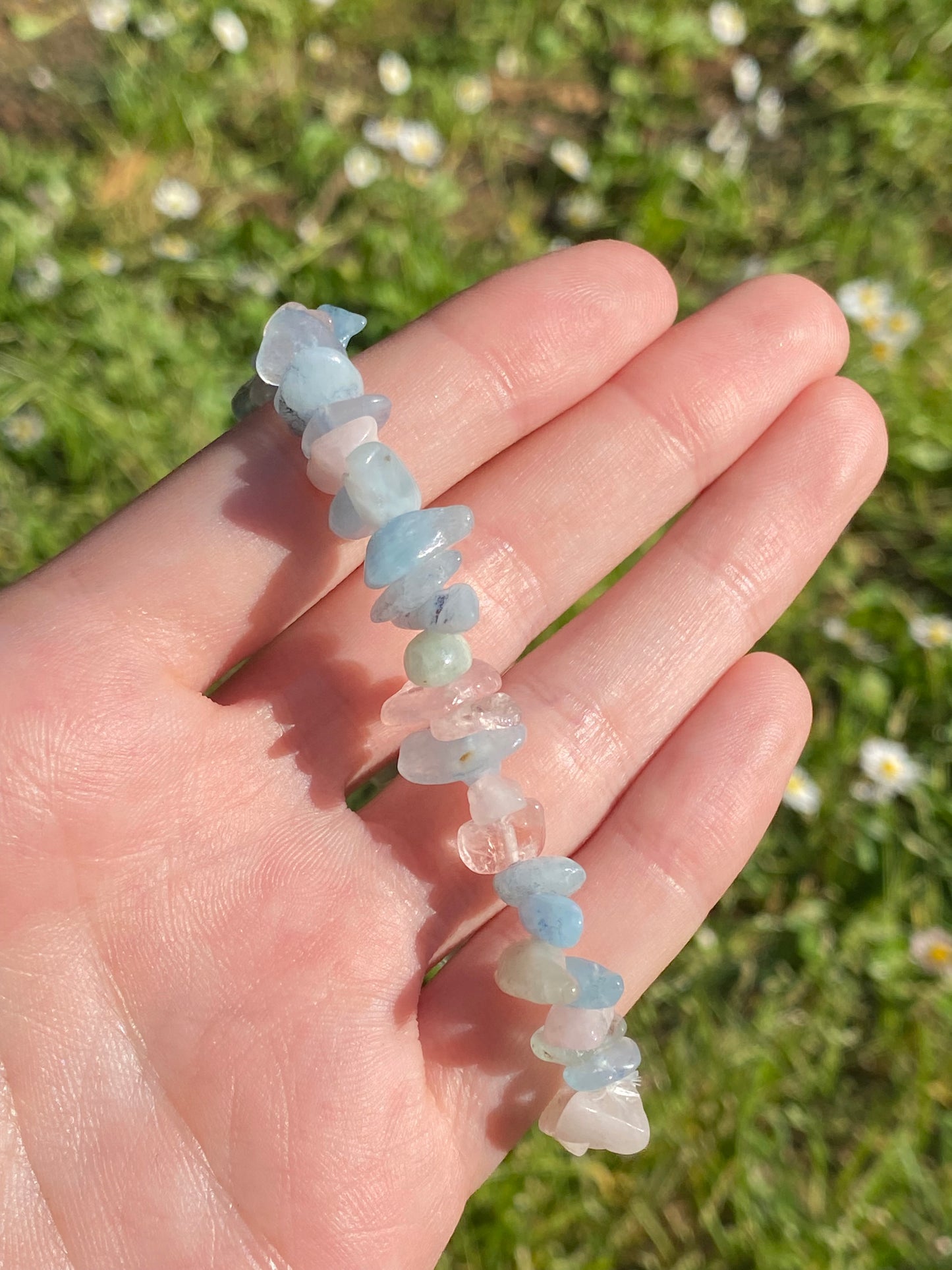 Bracciale morganite (chips)
