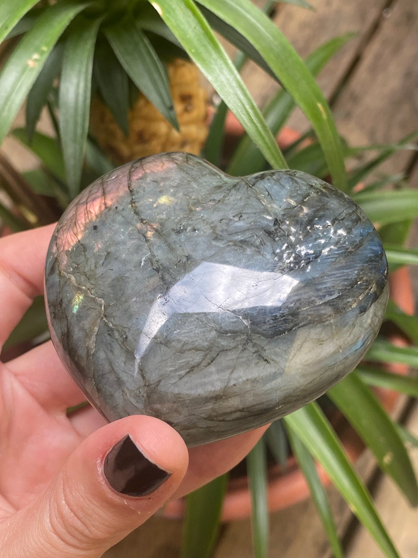 Cuore in labradorite