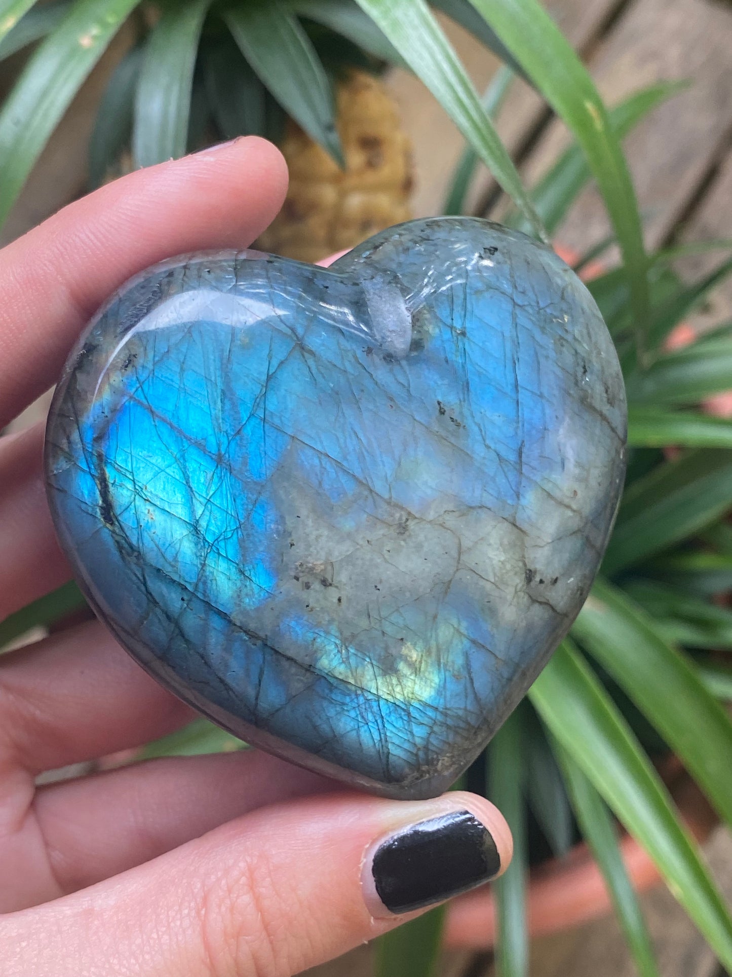 Cuore in labradorite