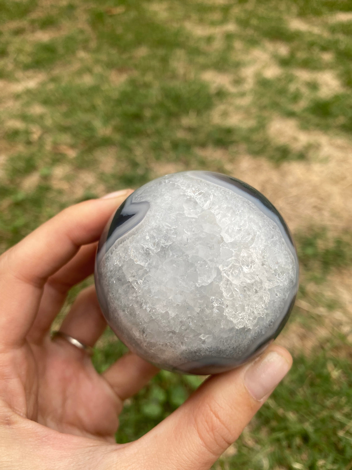 Sfera D agata muschiata