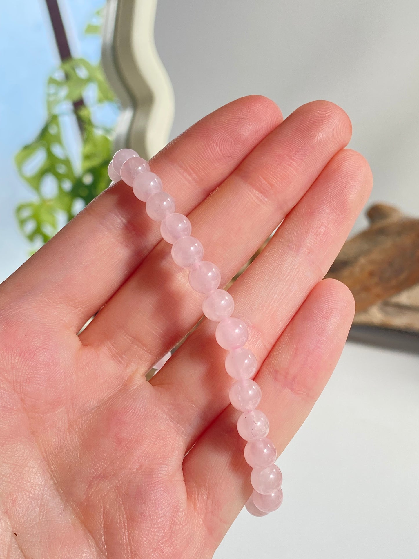 Bracciale quarzo rosa