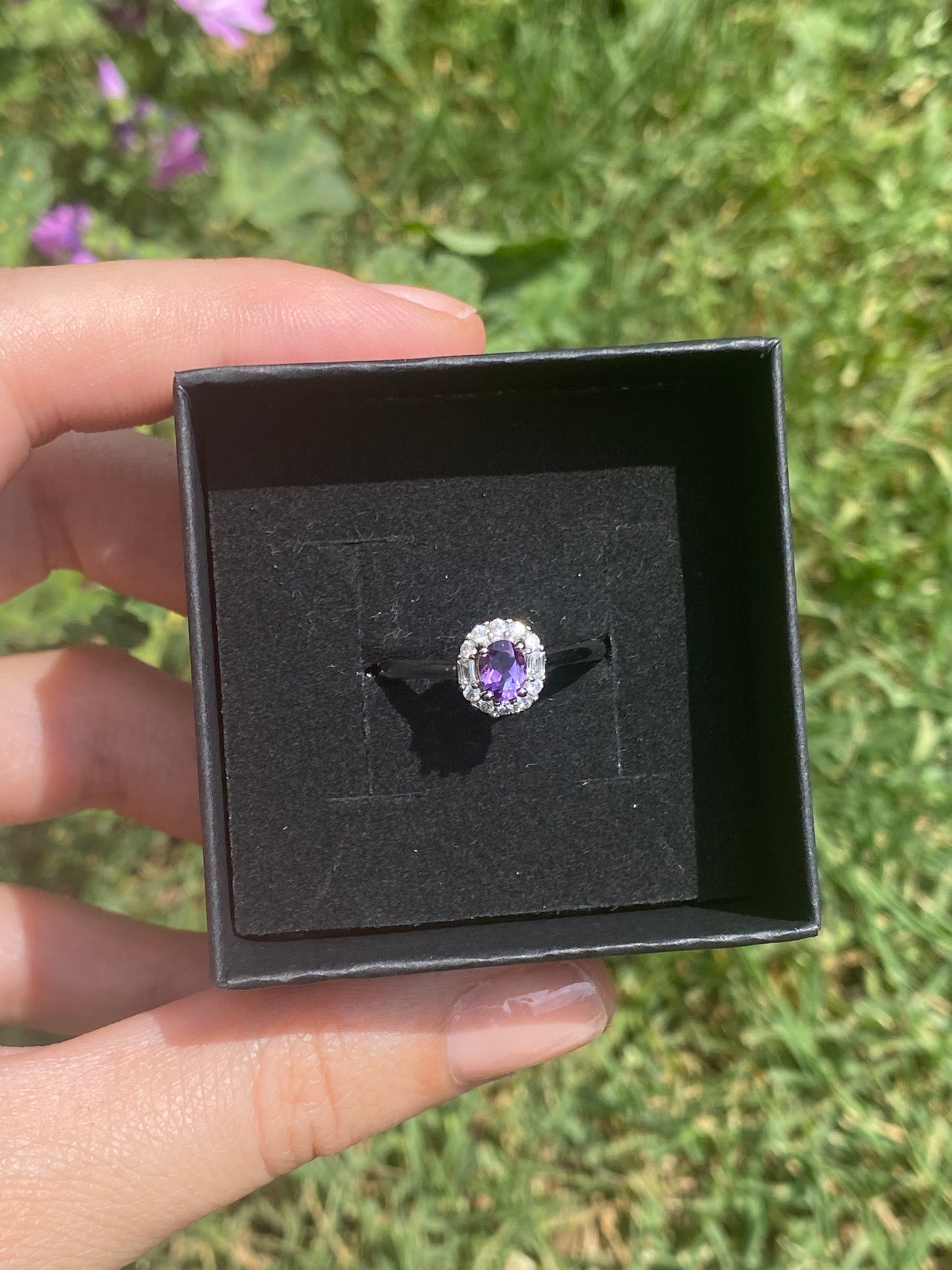 Anello AMETISTA solitario