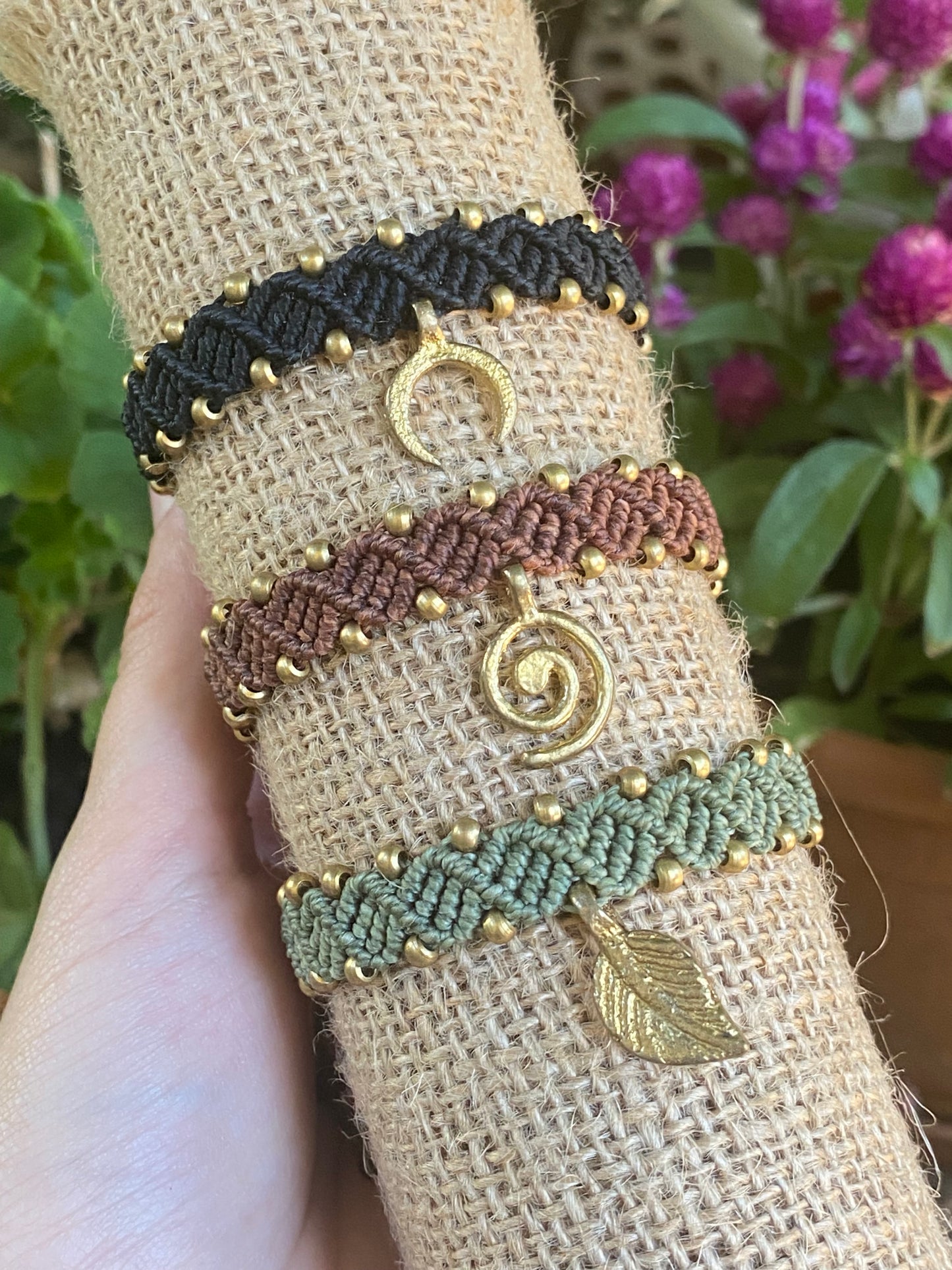 Bracciale “Trama d’Ottone”