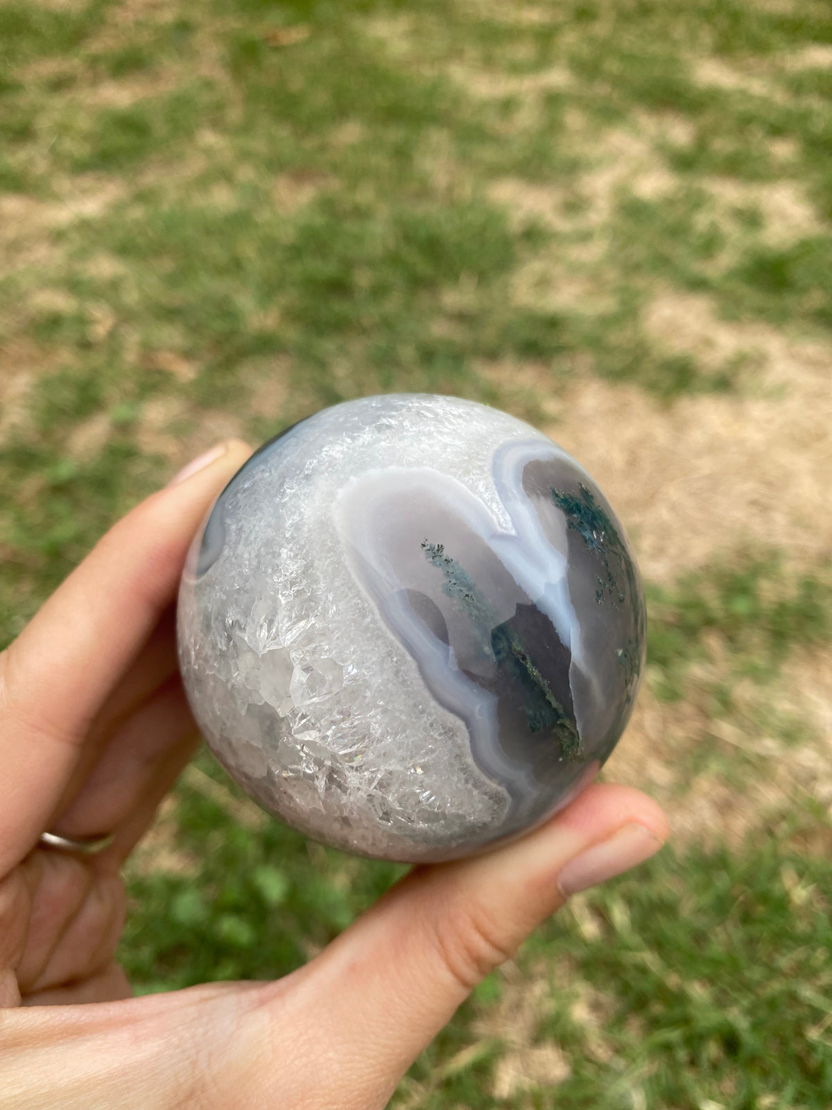 Sfera D agata muschiata