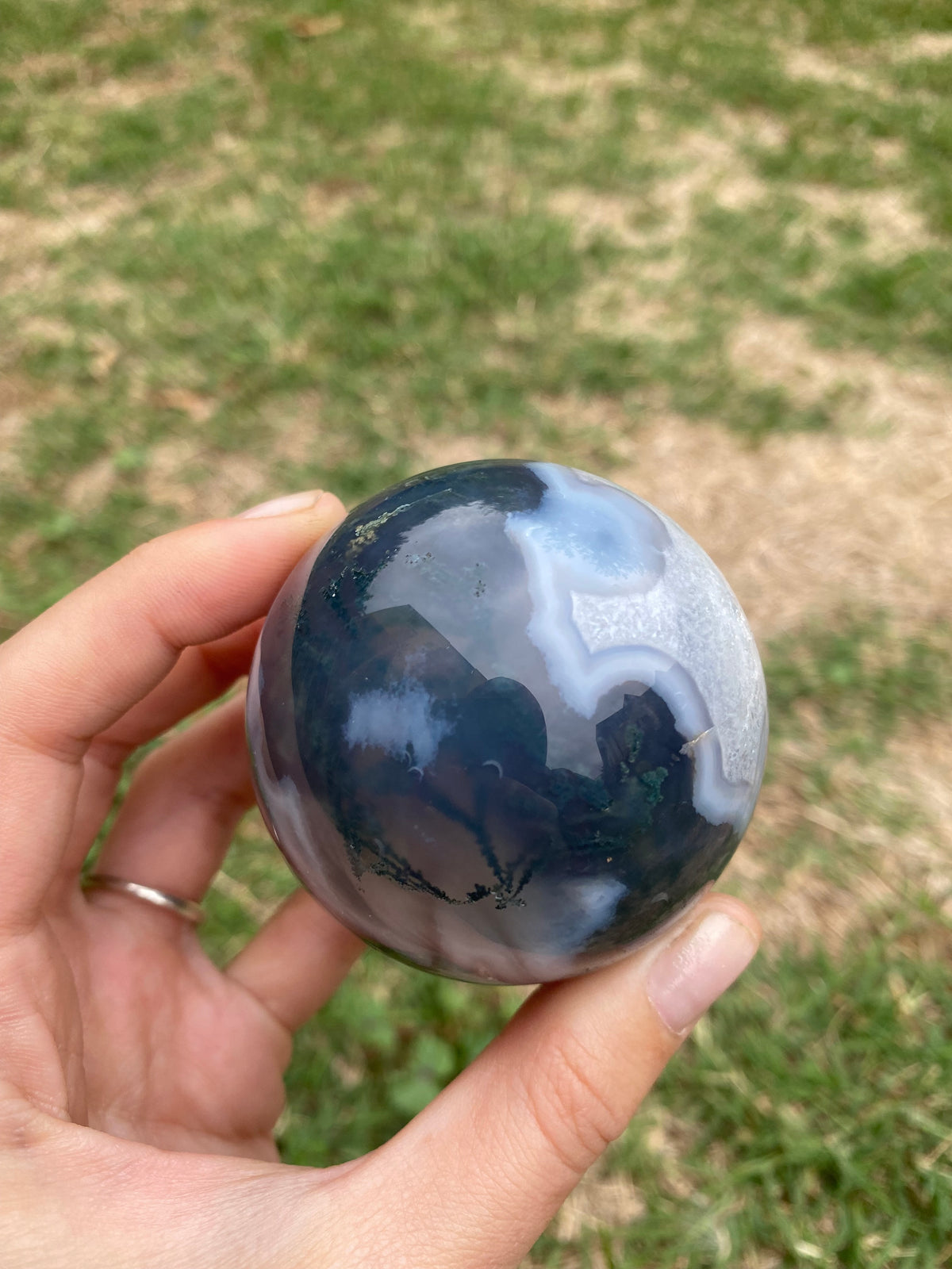 Sfera D agata muschiata