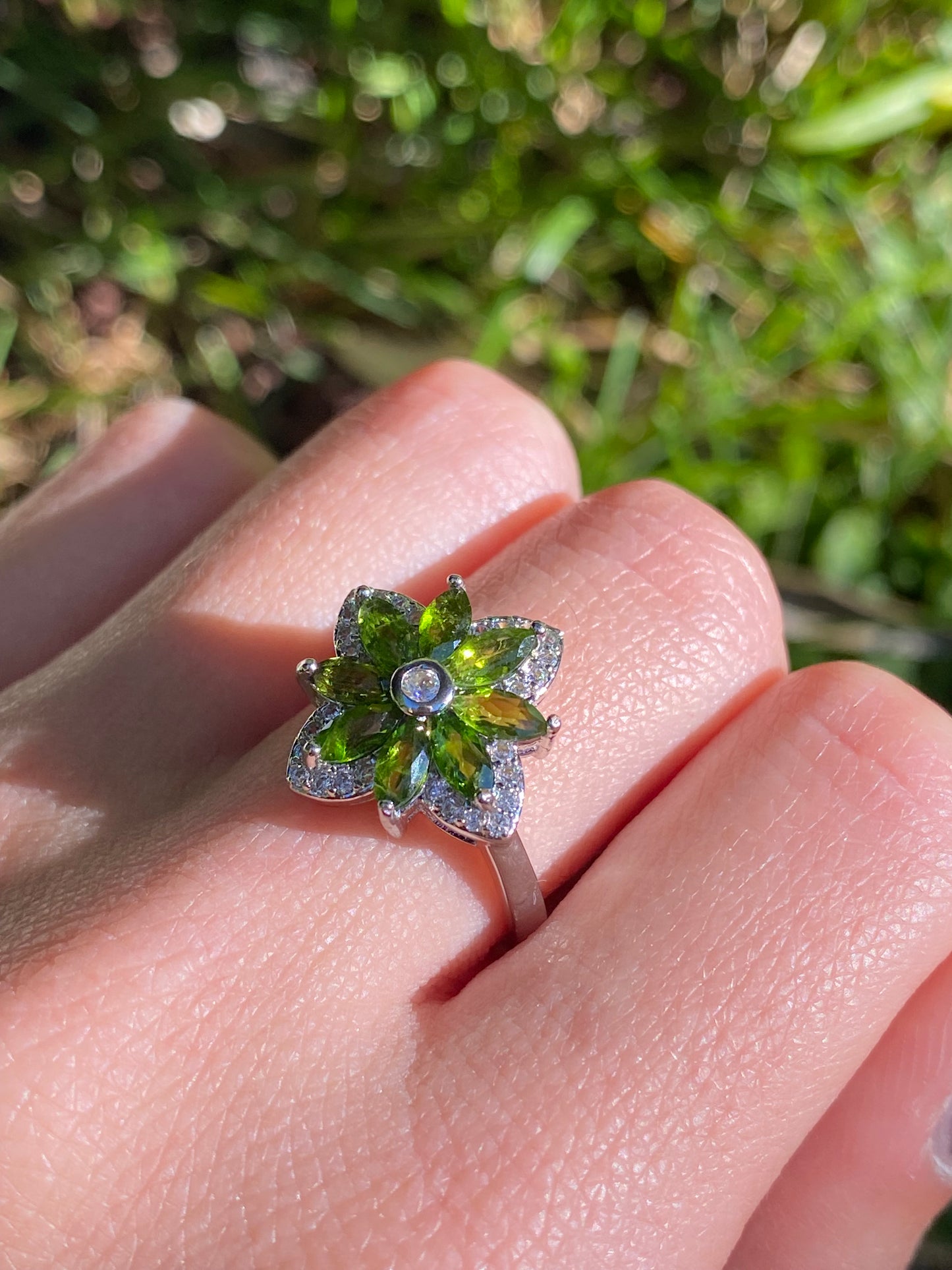 Anello peridoto