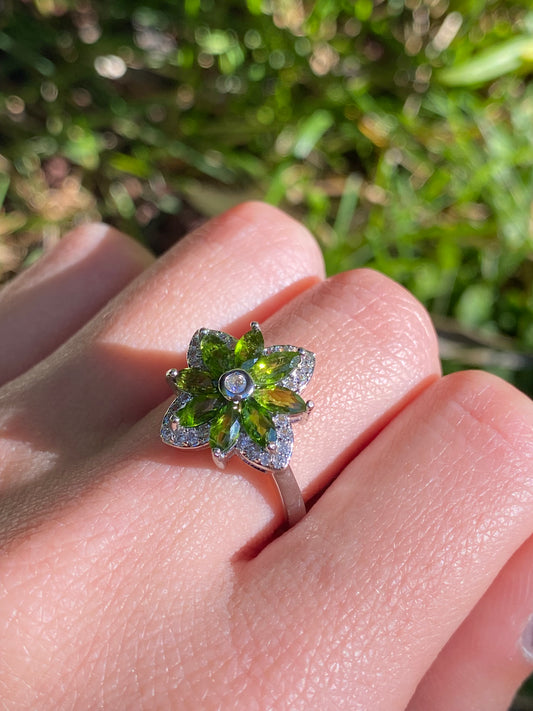 Anello peridoto
