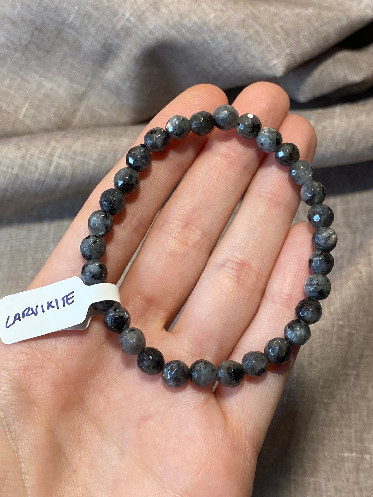 Bracciali sfere sfaccettate (6mm)