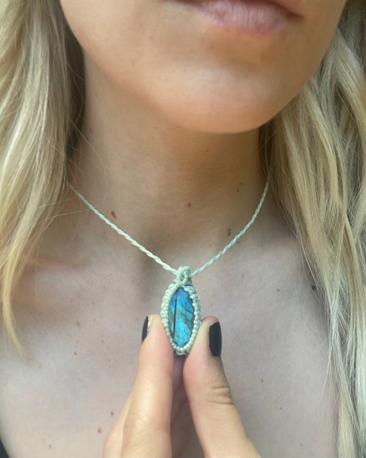 Collana labradorite
