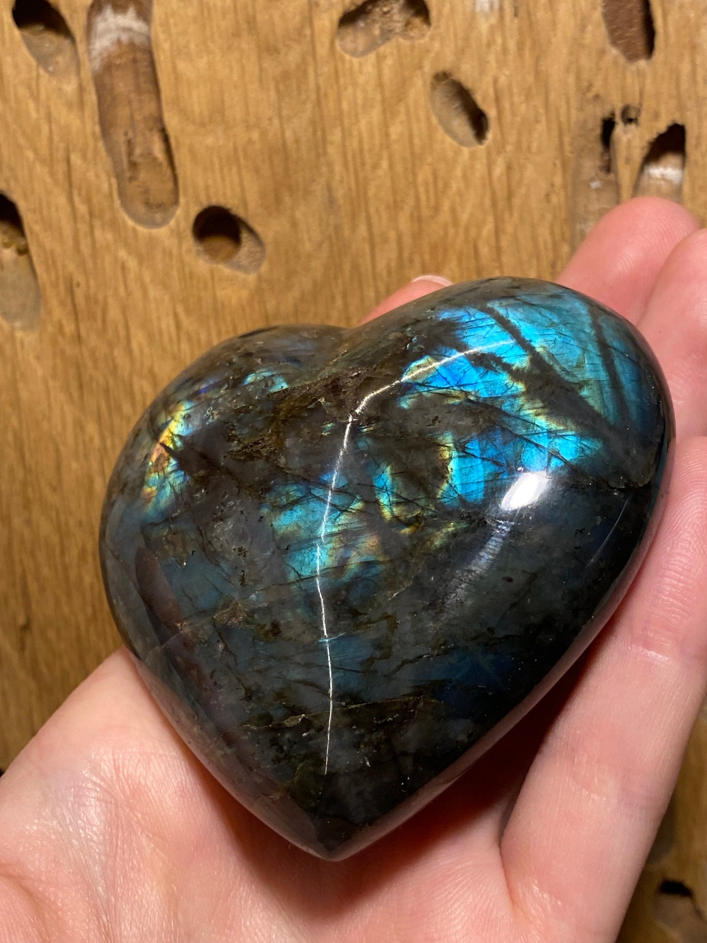 Cuore in labradorite