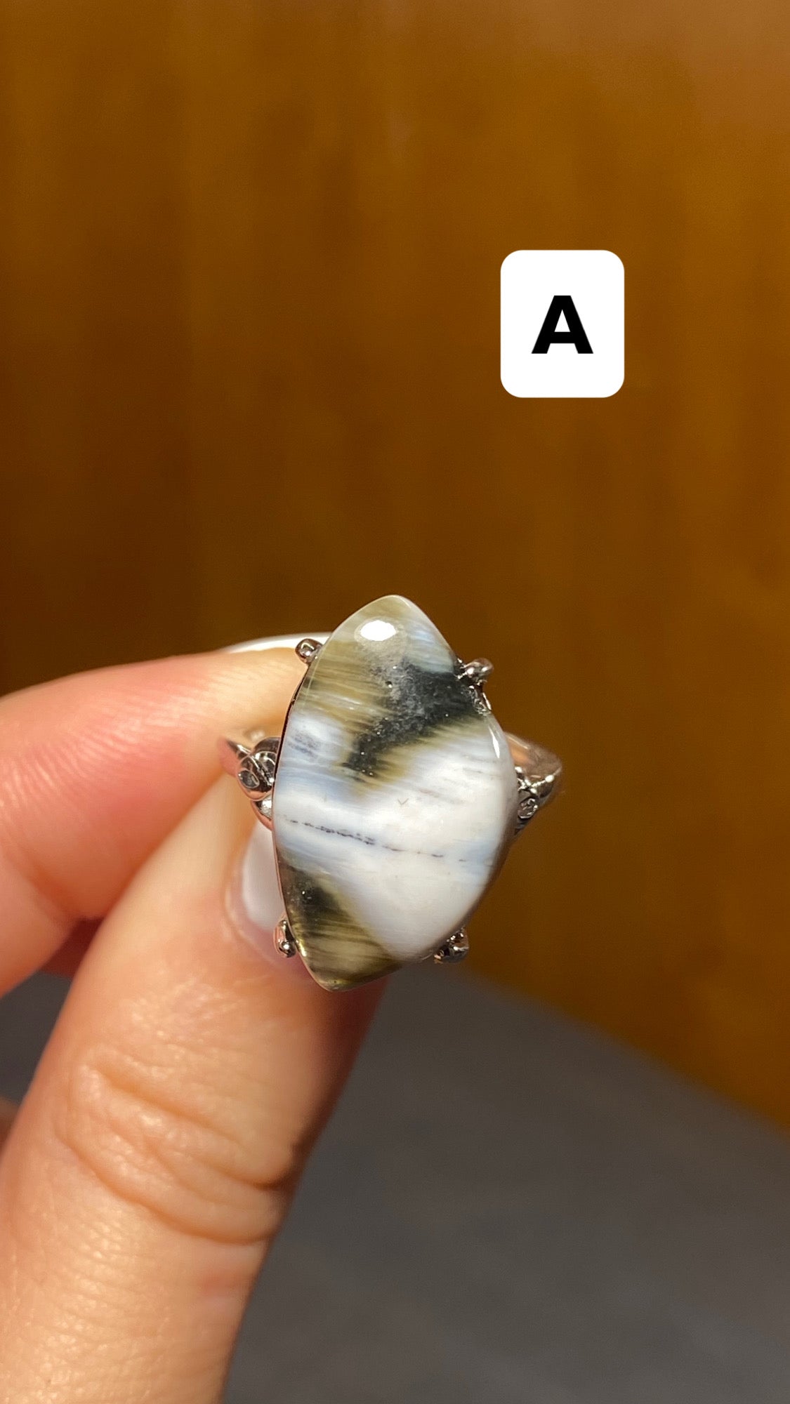 Anello DIASPRO OCEANO