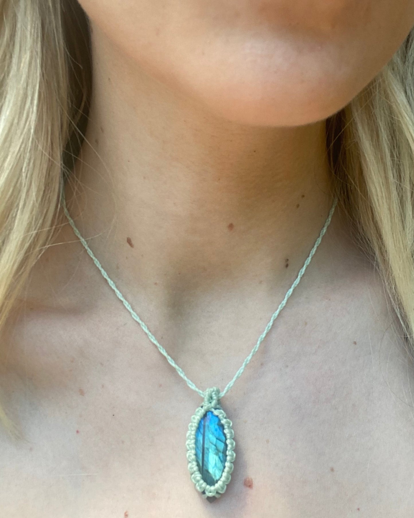 Collana labradorite