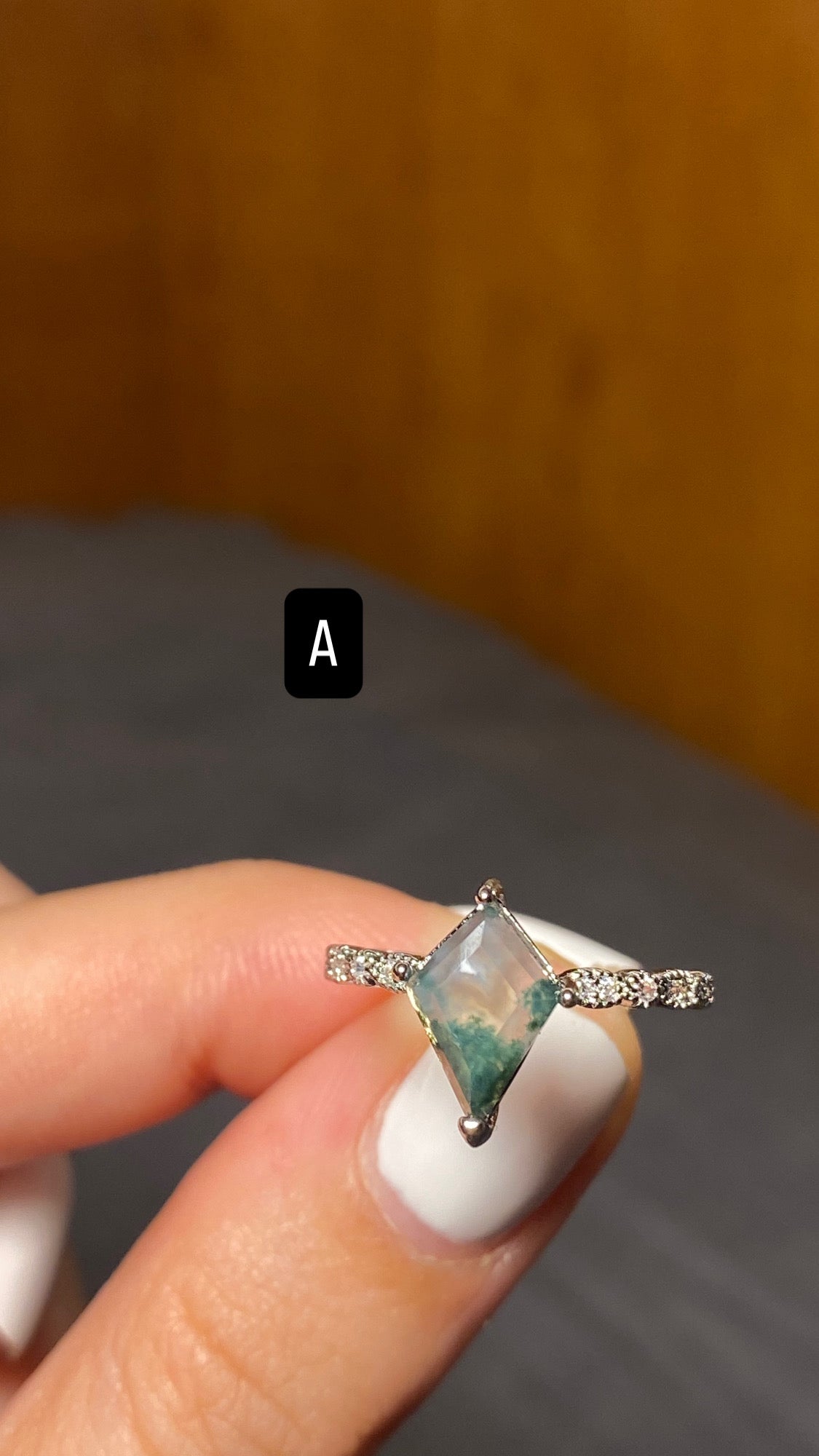 Anello AGATA MUSCHIATA