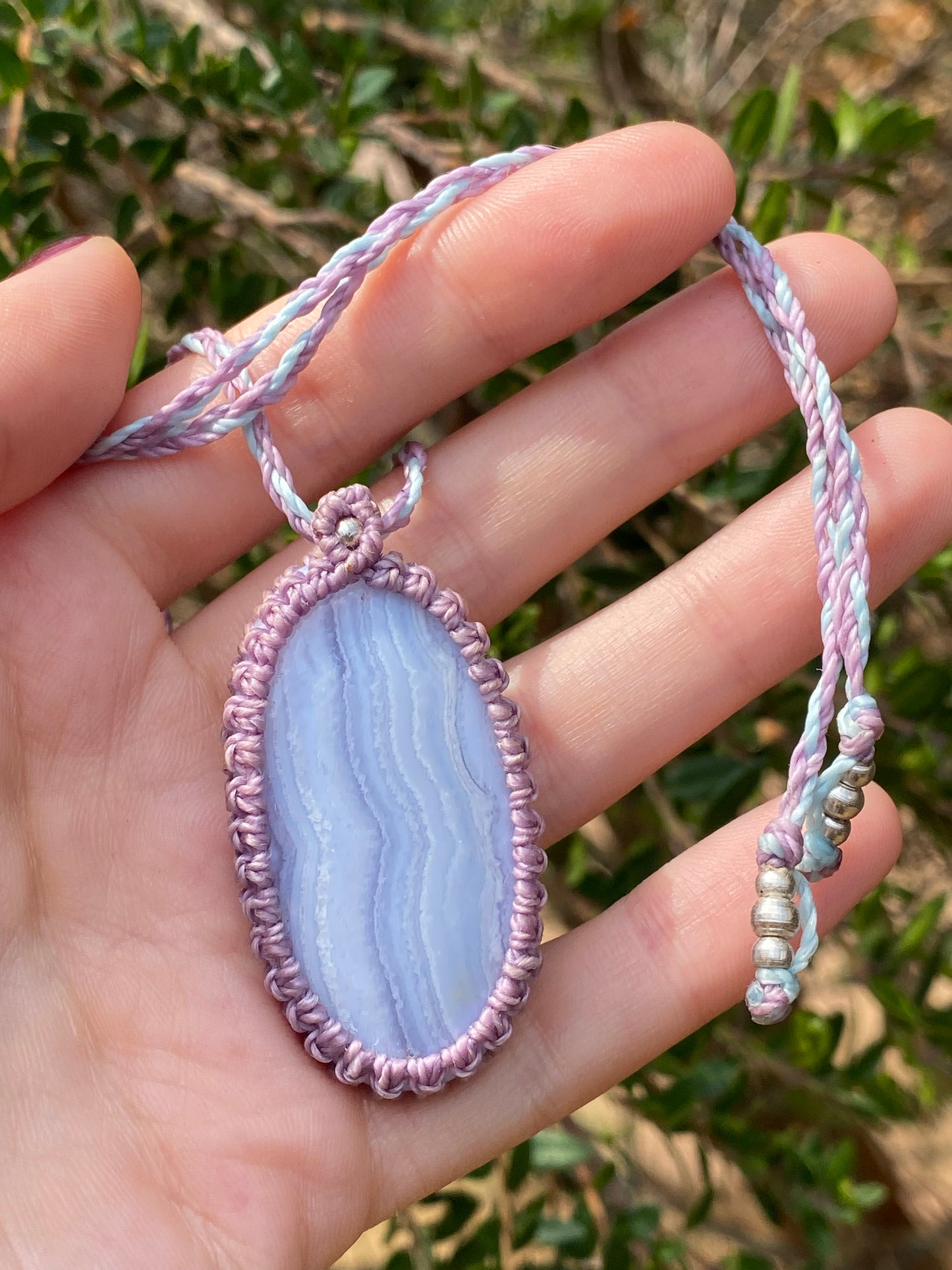 Collana AGATA BLU LACE