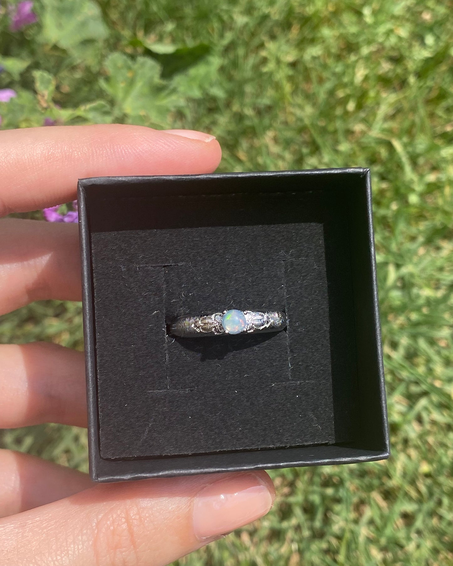 Anello OPALE ETIOPE fedina