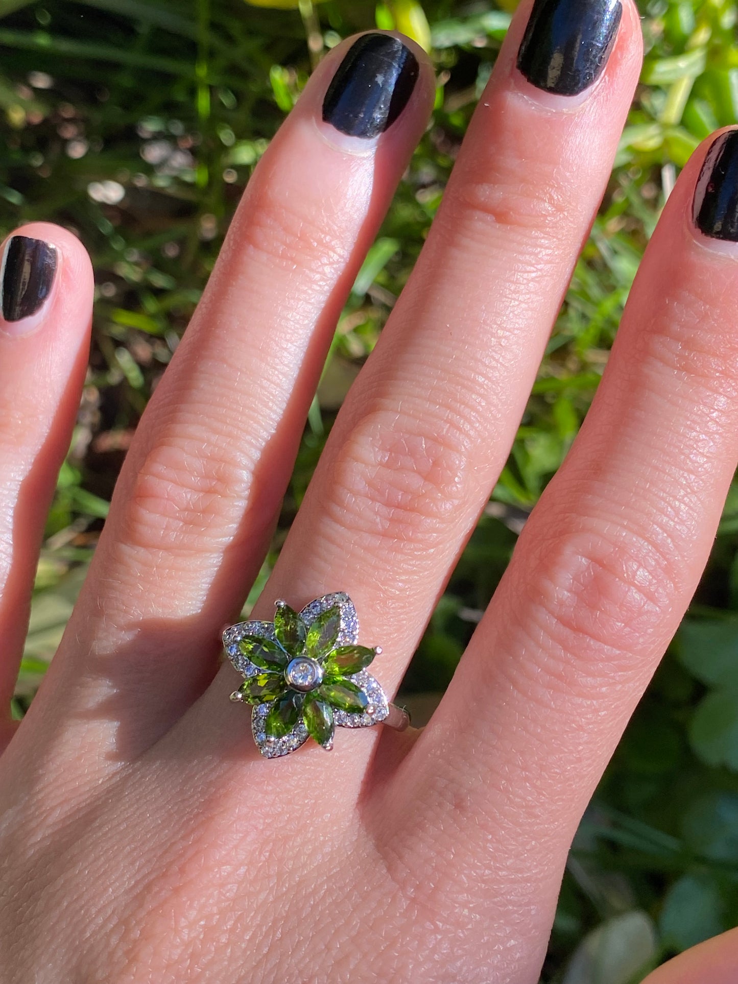 Anello peridoto