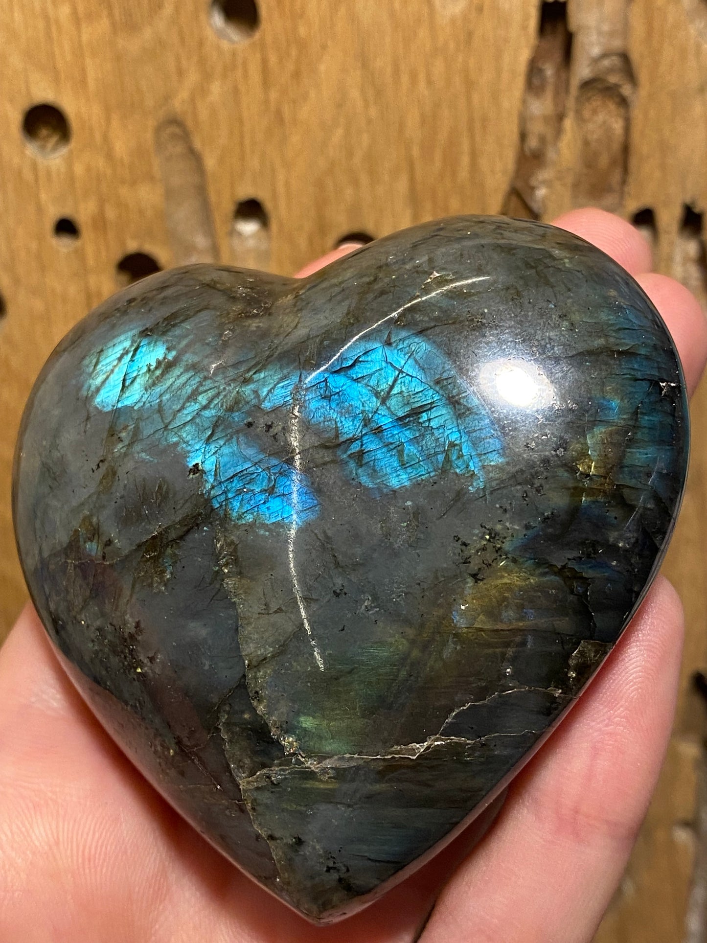 Cuore in labradorite