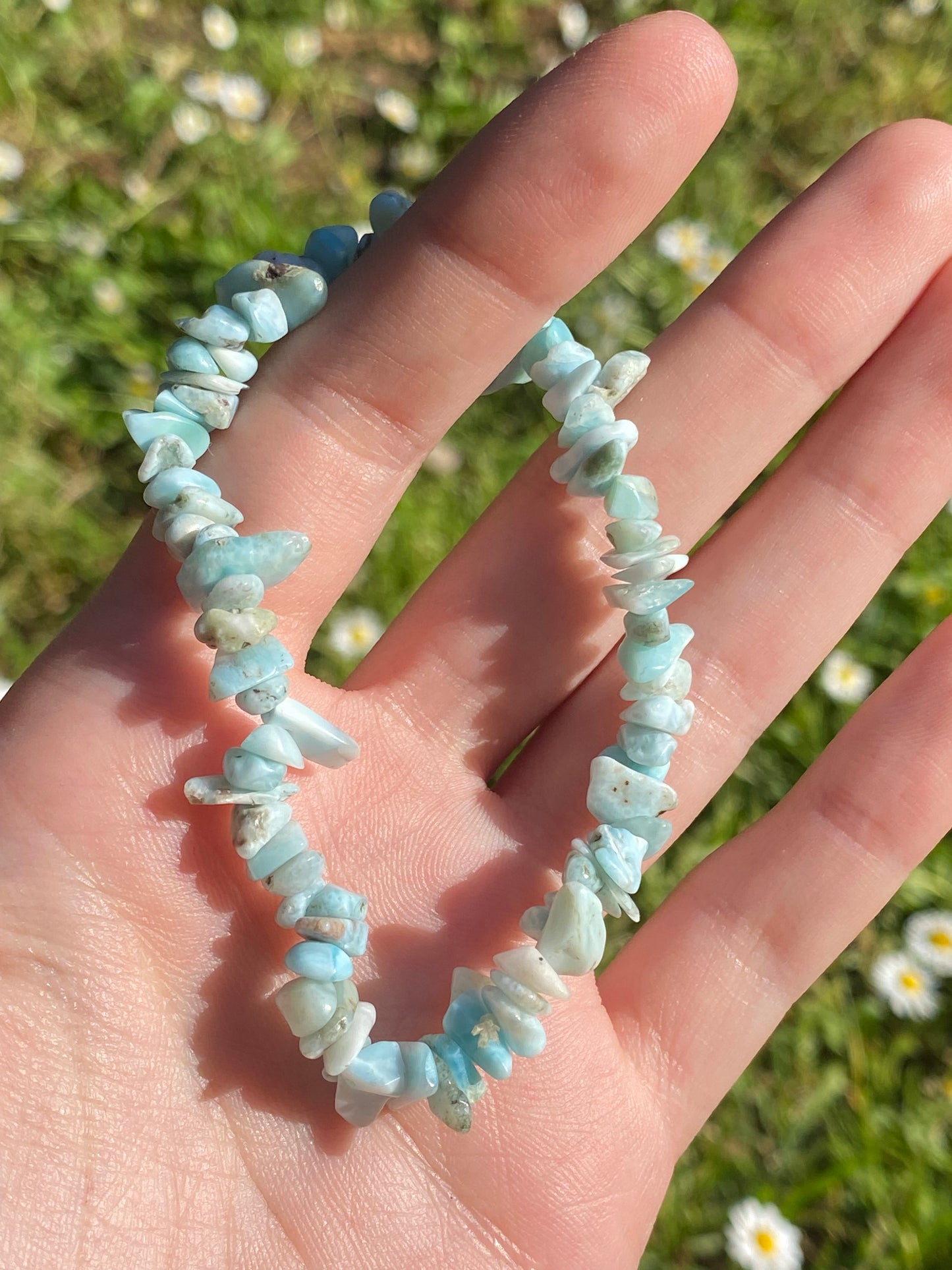 Bracciale larimar (chips)