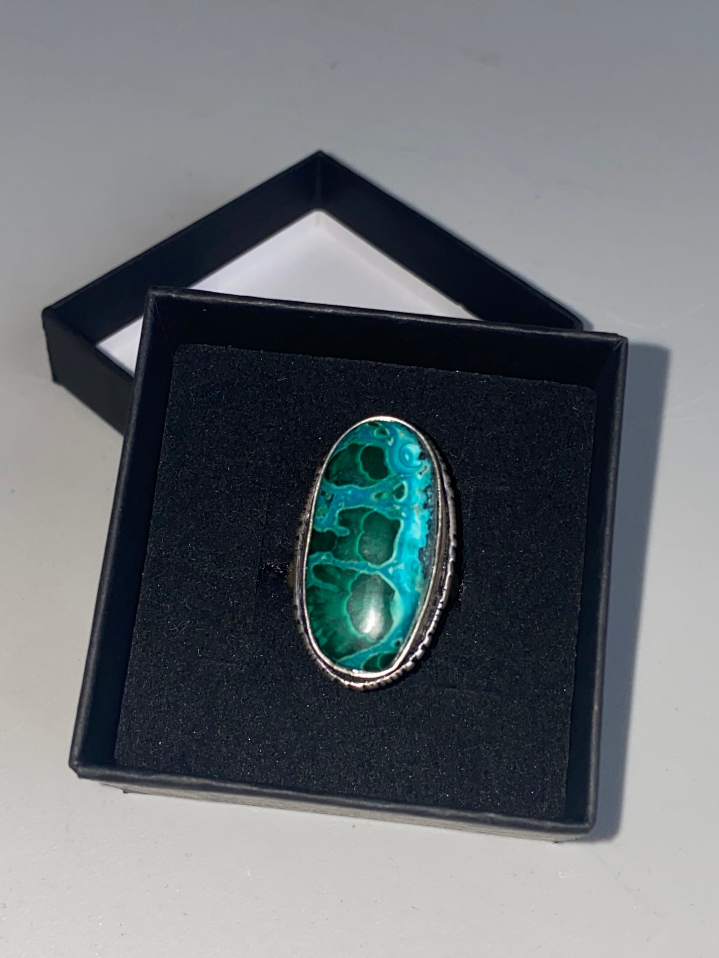 Anello CRISOCOLLA argento 925
