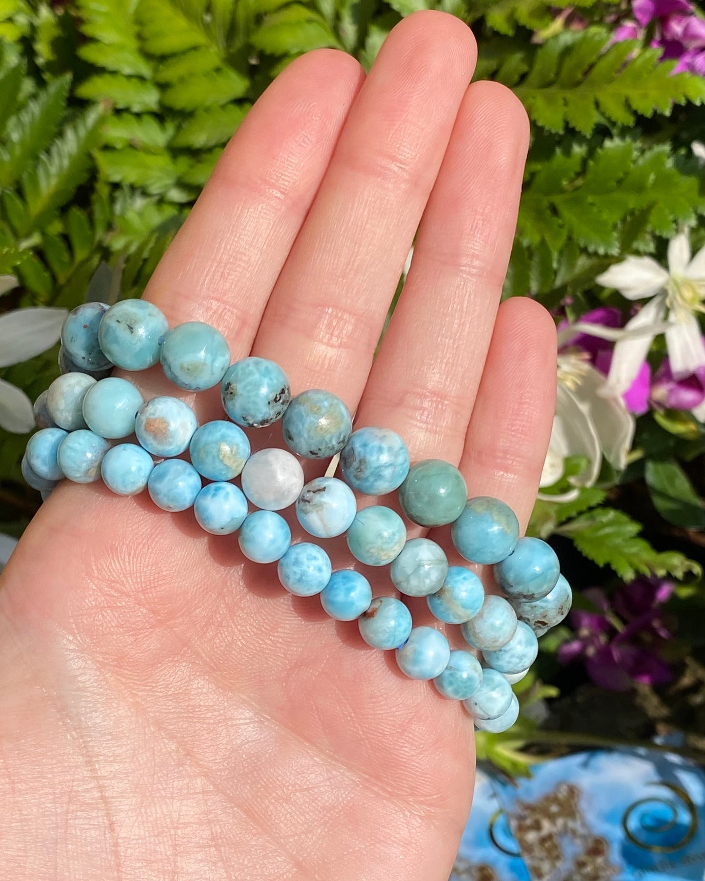 Bracciale sfere LARIMAR