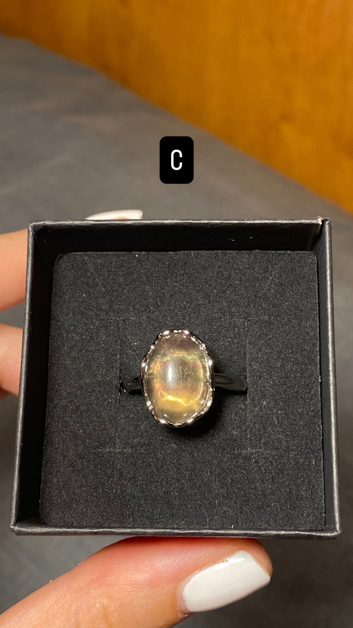 Anello FLUORITE MULTICOLORE