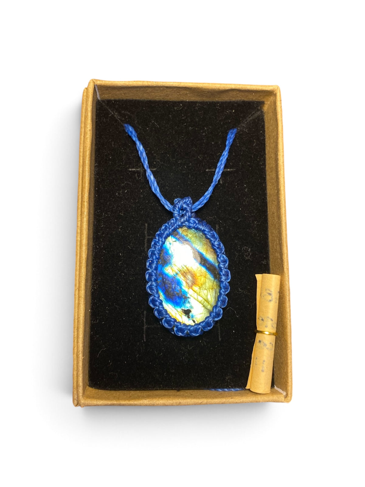 Amuleto LABRADORITE BLU