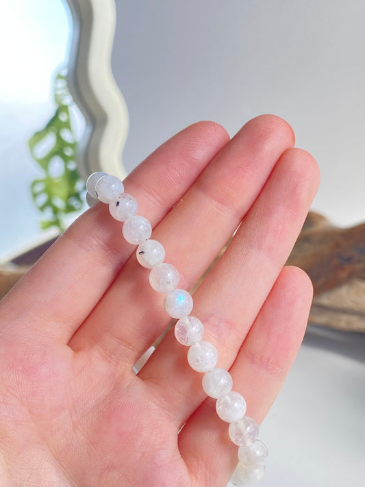 Bracciale labradorite bianca