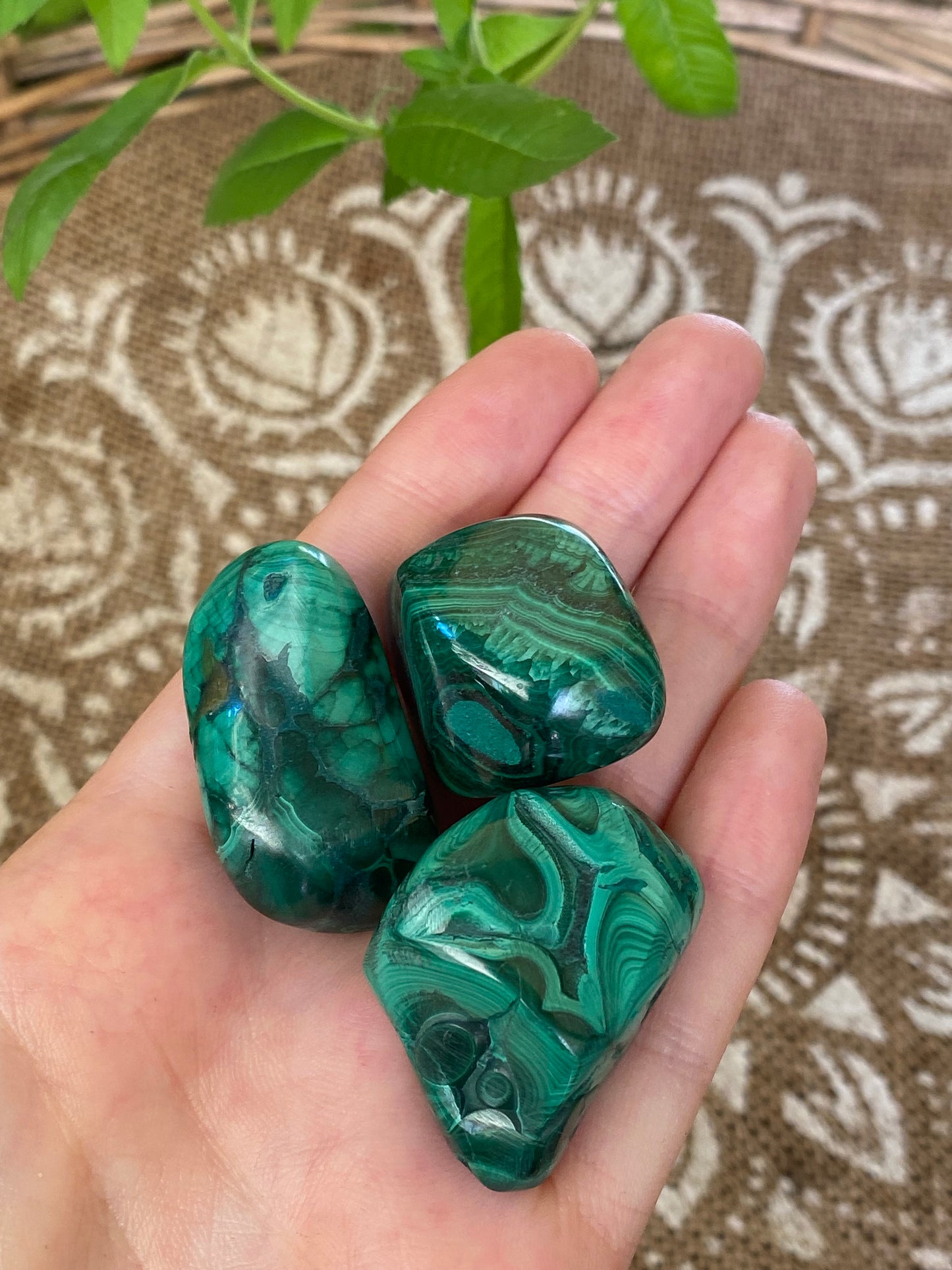Malachite qualità extra burattata