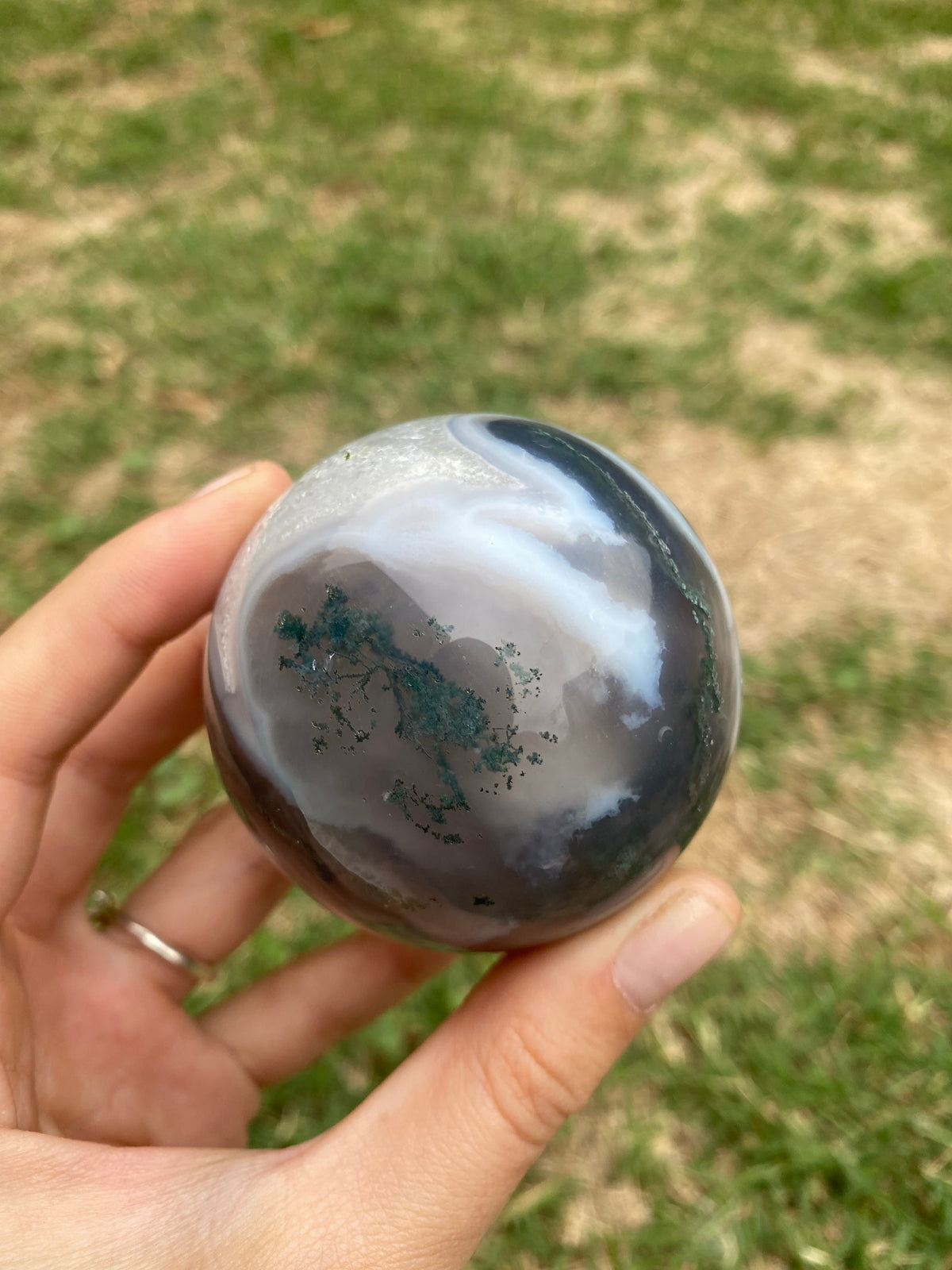 Sfera D agata muschiata
