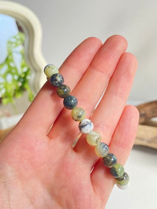 Bracciale opale verde