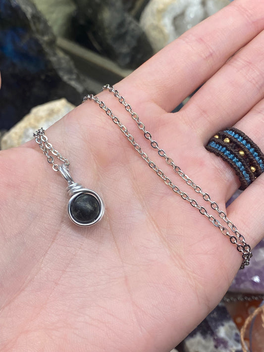 Collana punto pietra