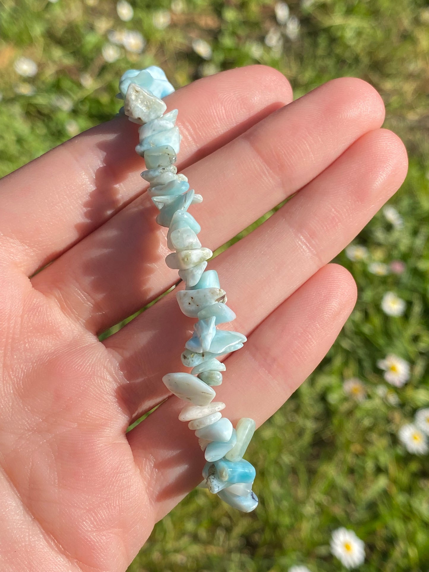 Bracciale larimar (chips)