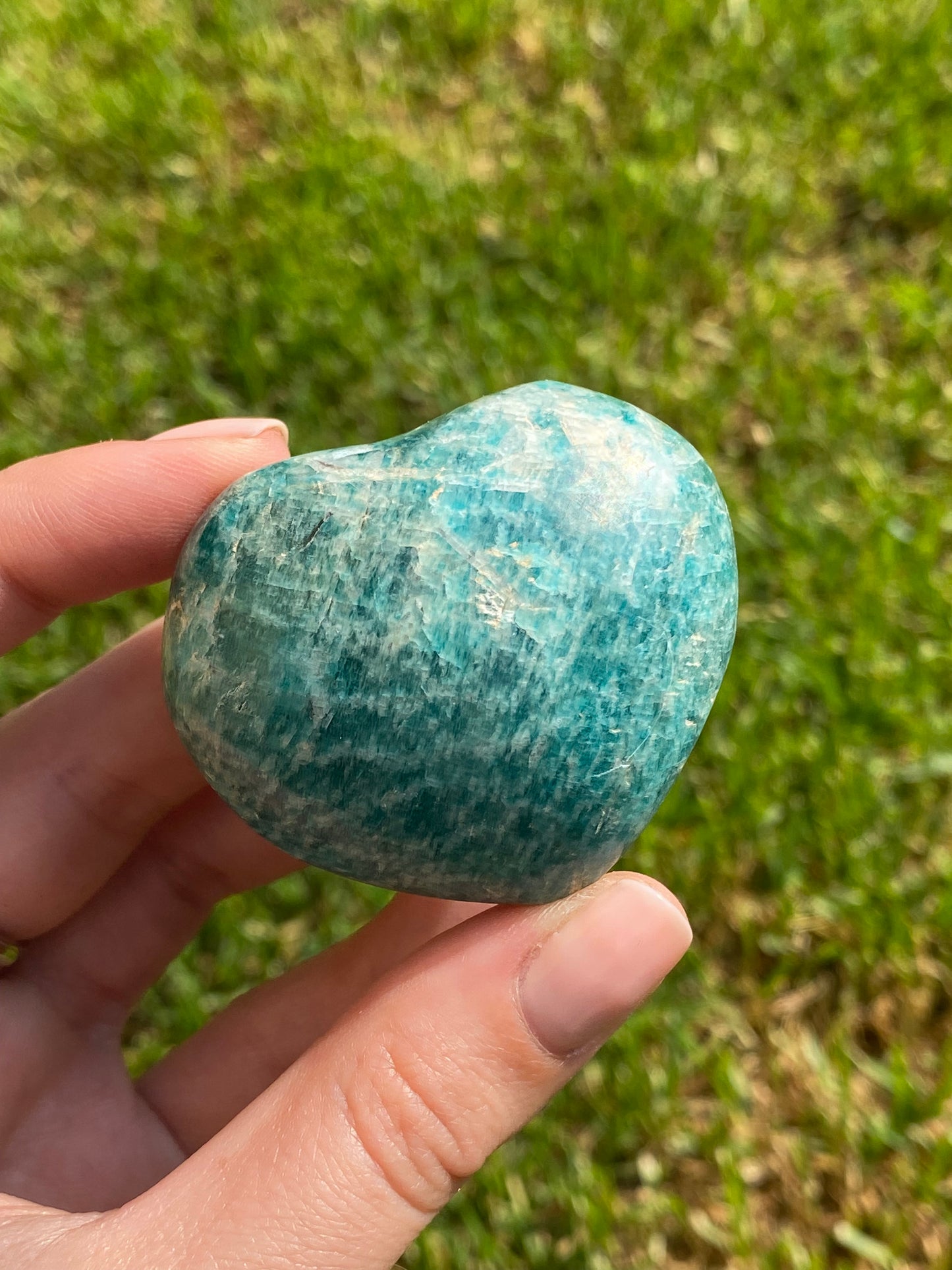 Cuoricino in amazzonite