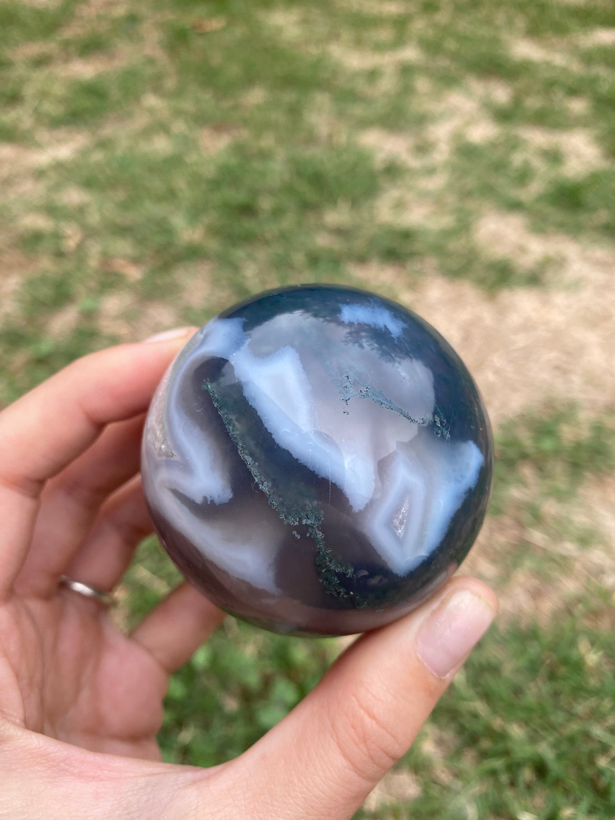 Sfera D agata muschiata