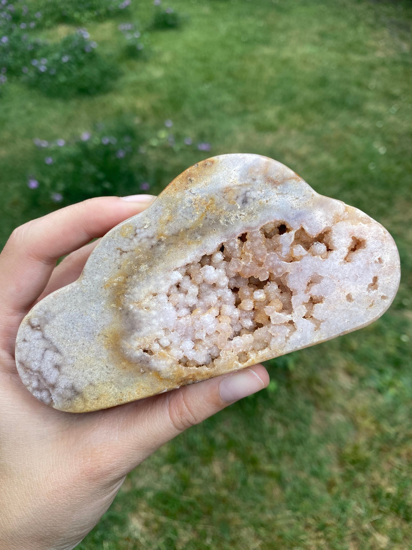 Nuvola in agata rosa