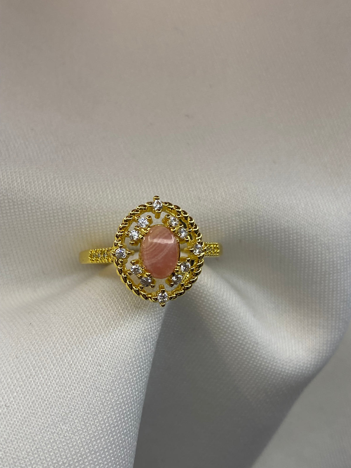 Anello Rodocrosite tondo