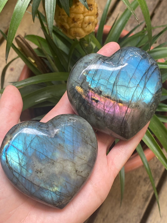Cuore in labradorite