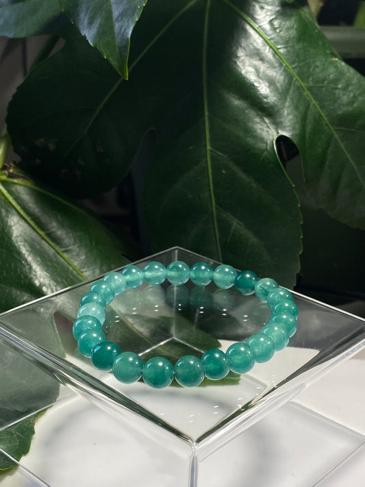 Bracciale in giada verde