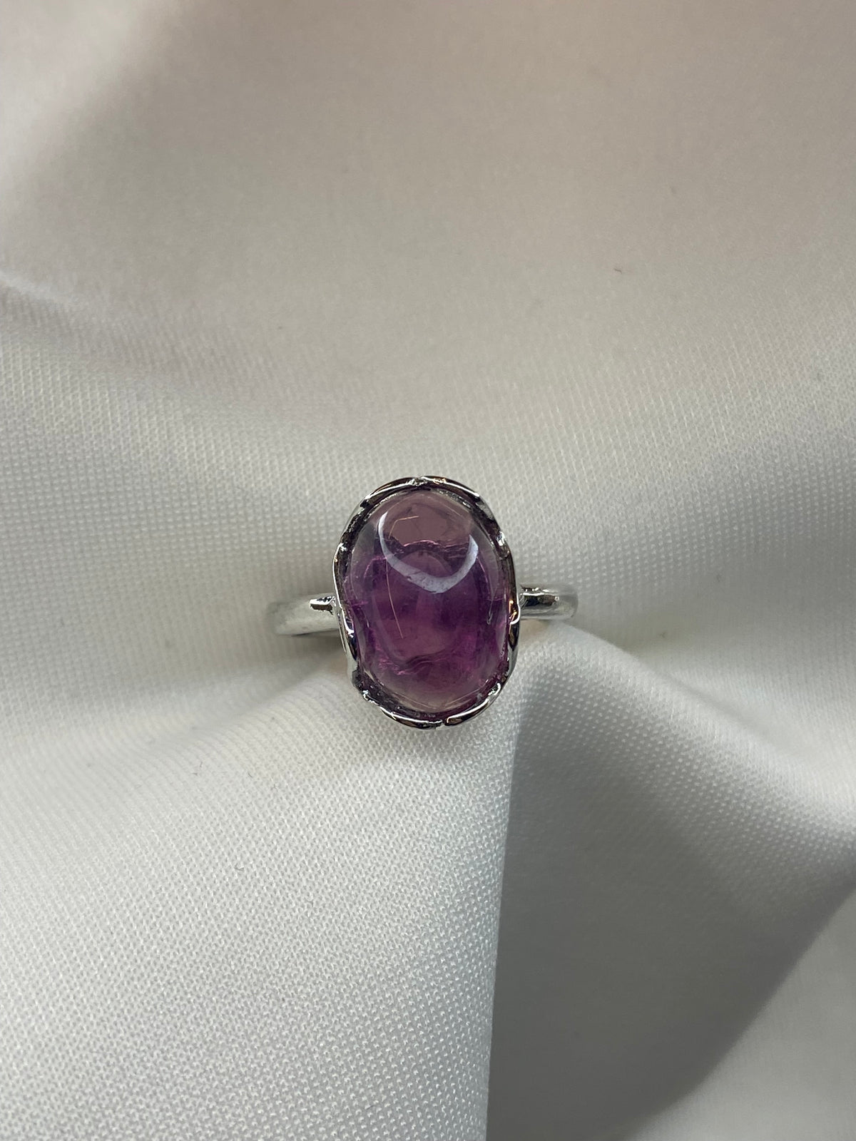 Anello Fluorite Arcobaleno