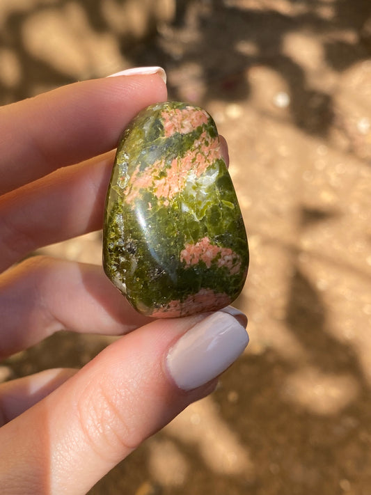 Unakite burattato