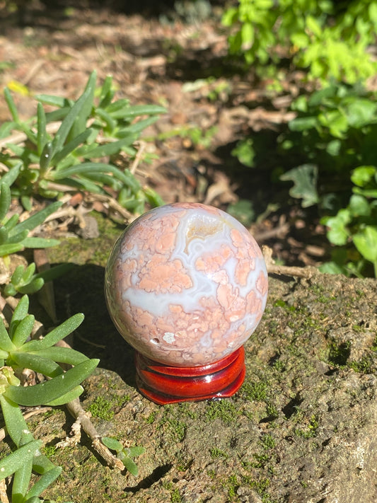 Sfera Agata rosa B
